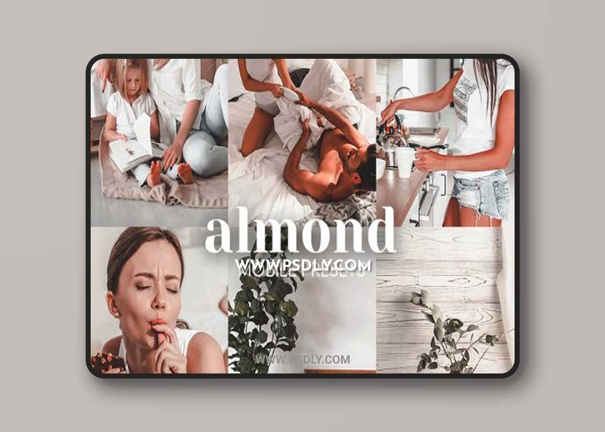 CreativeMarket - Almond Lightroom Mobile Presets 6882190