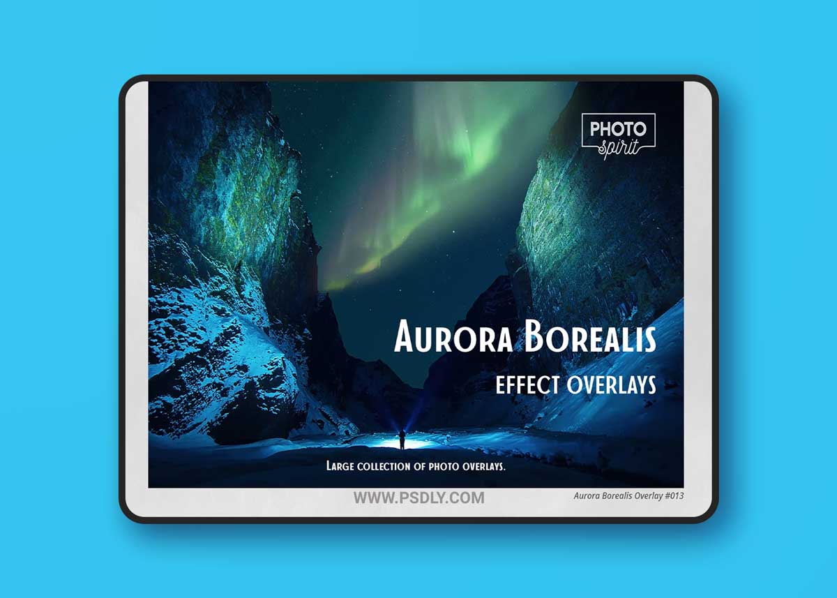 CreativeMarket - Aurora Borealis Effect Overlays 6792640
