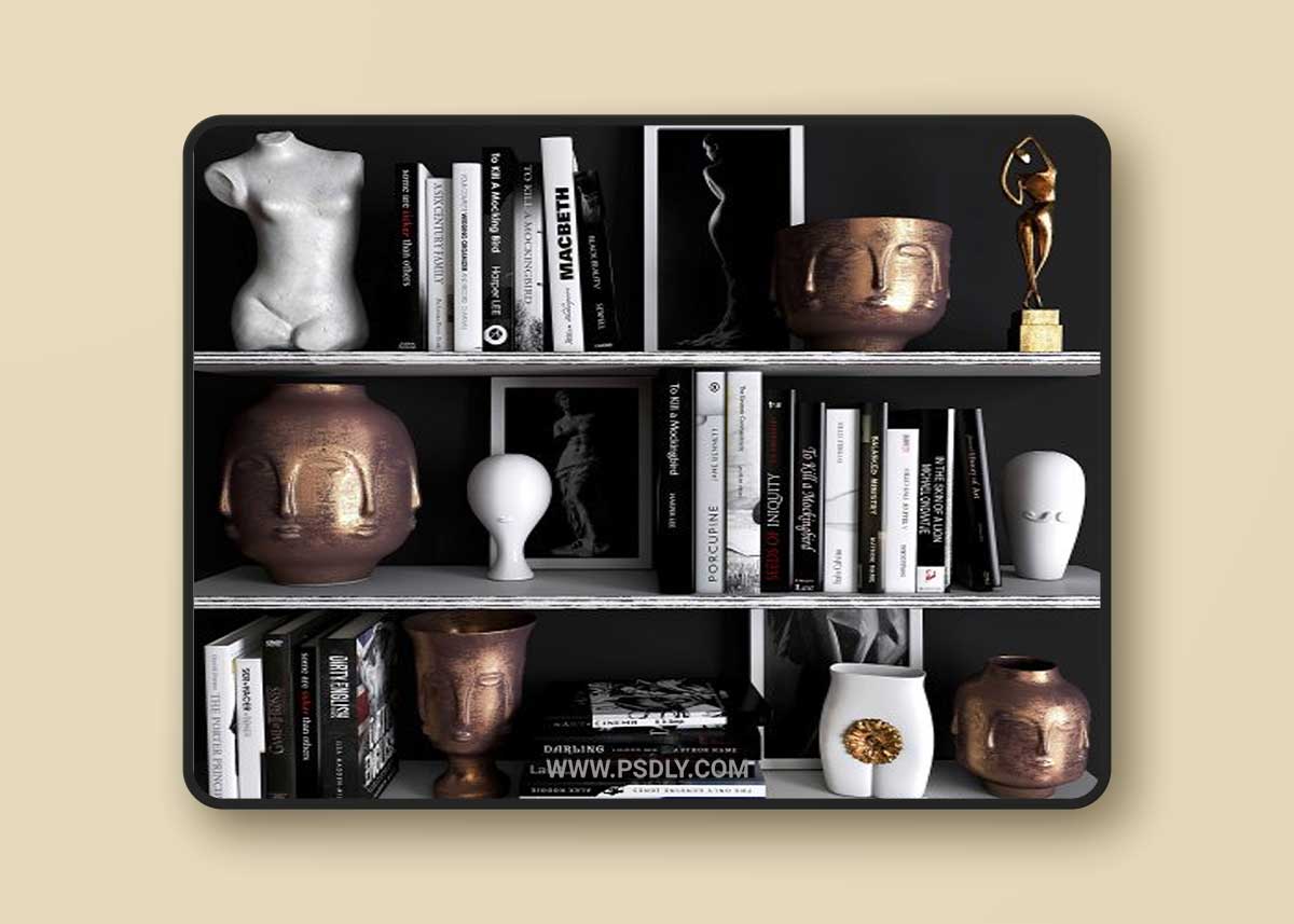 Decorative set 20 3D Model