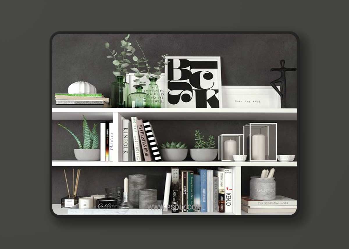 Decorative set 602 3D Model