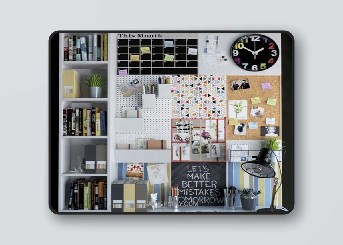 Decorative set for your desktop 3D Model