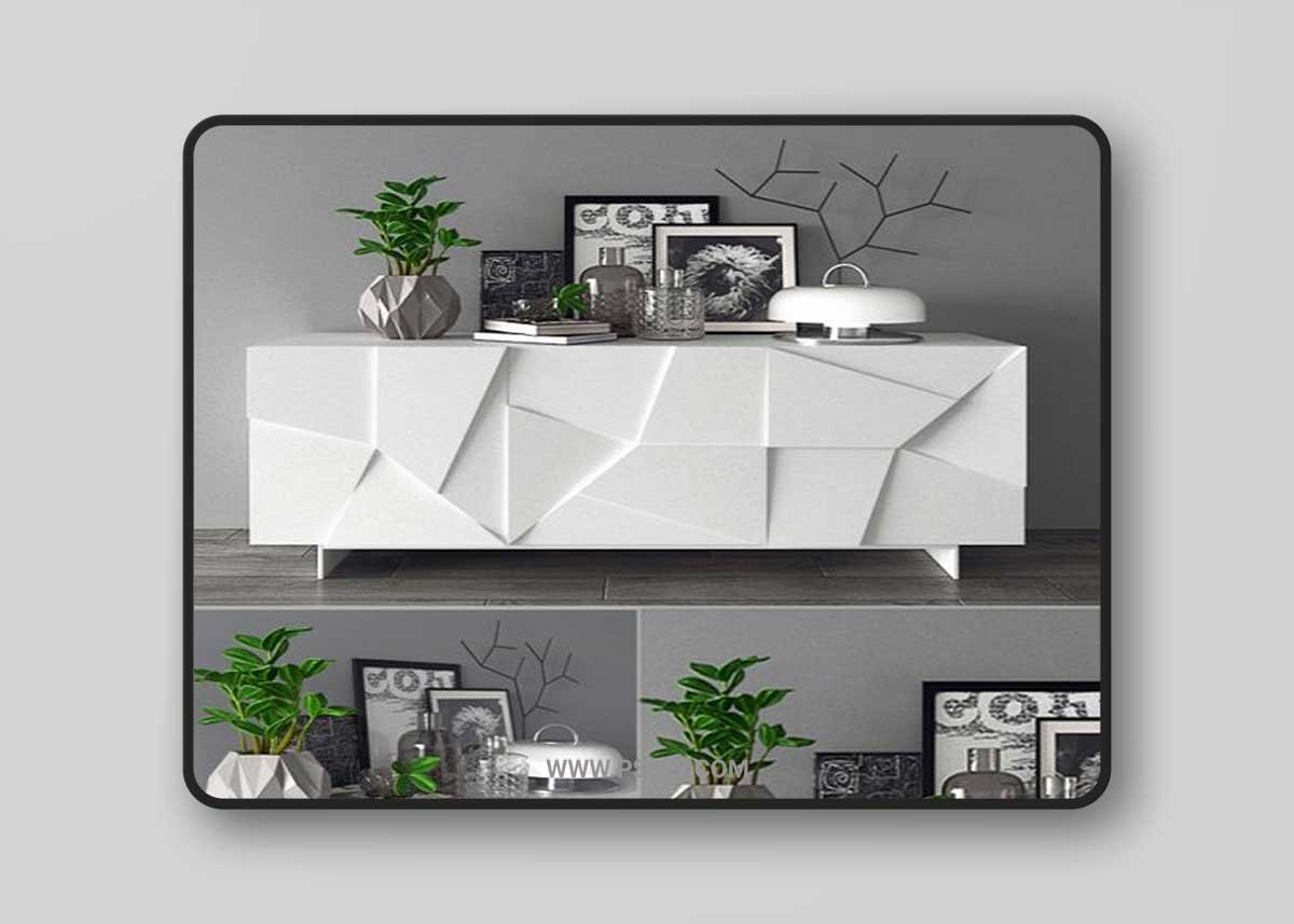 Decorative set with curbstone Concrete Dall Agnese 3D Model