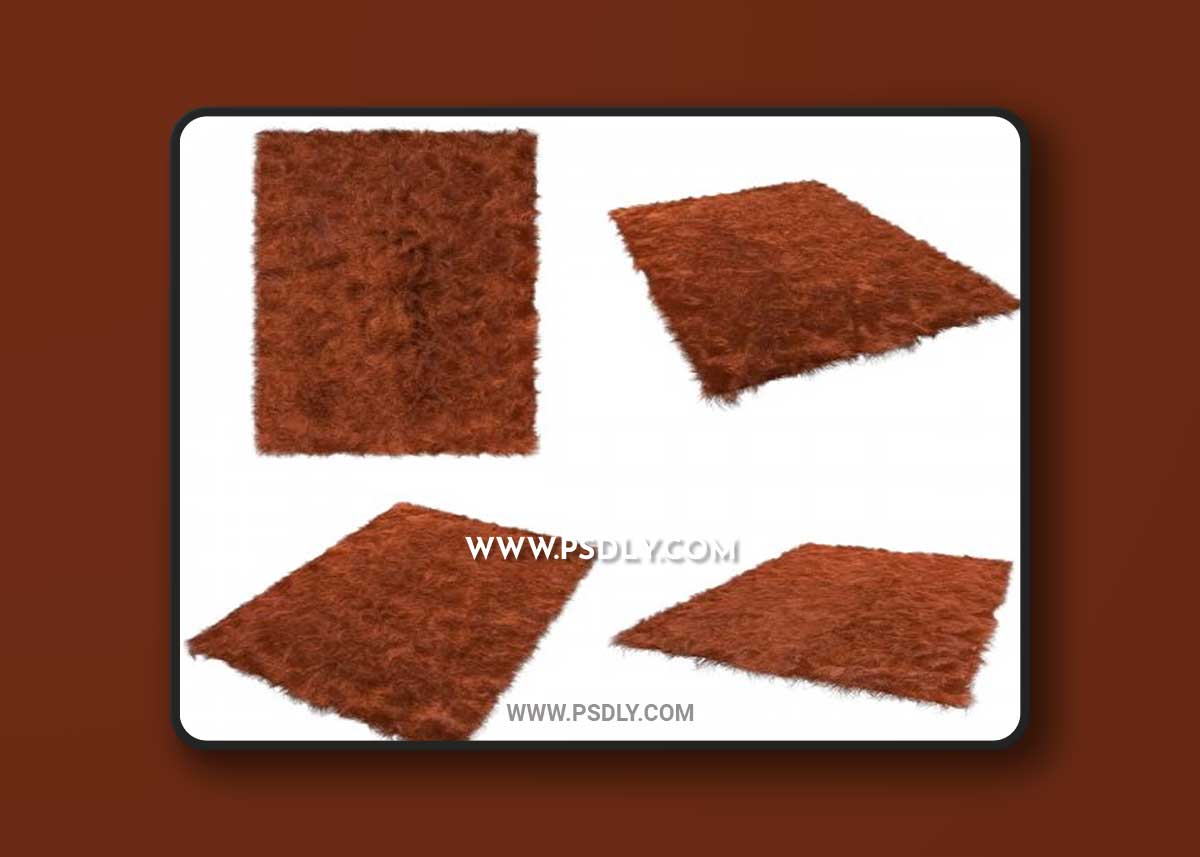 Deep-pile carpet 3D Models
