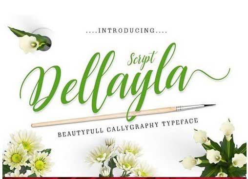 Dellayla Script Font