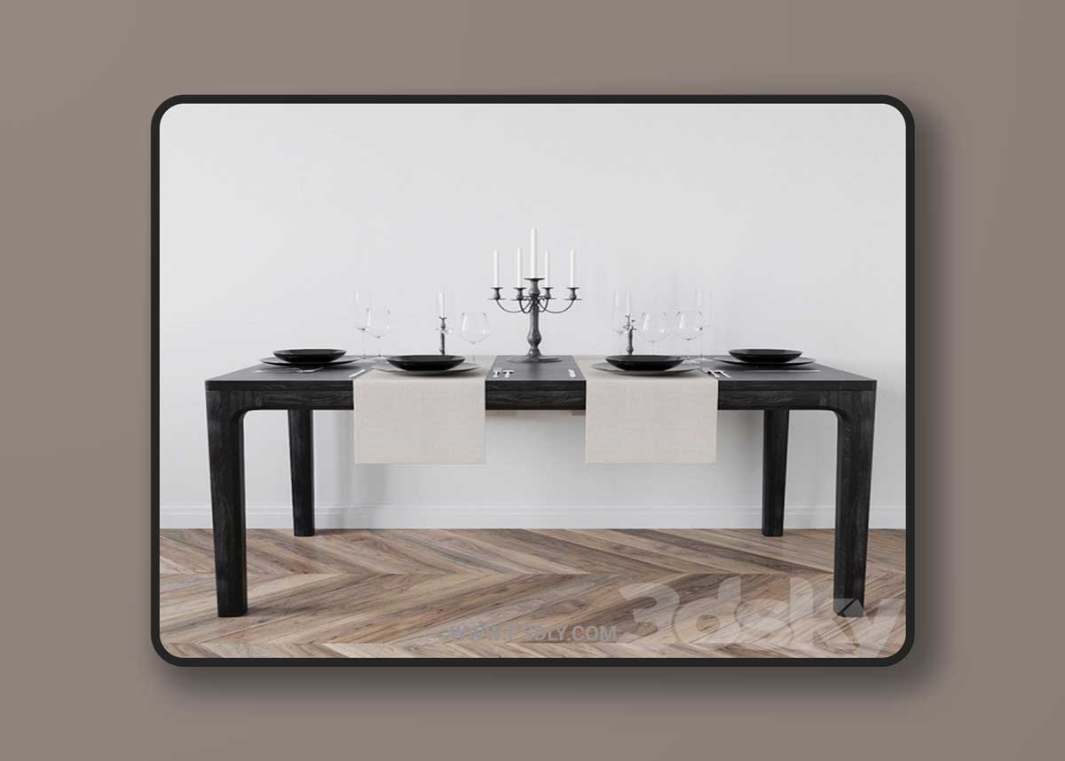 Dining table MAVIS 3D Model