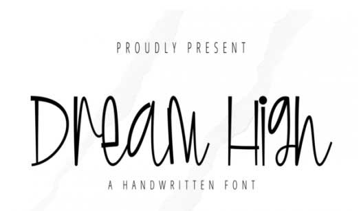Dream High Font