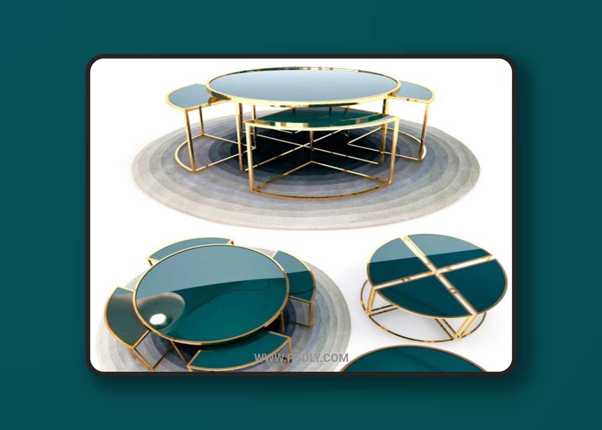 Eichholtz coffee table padova 3D Model