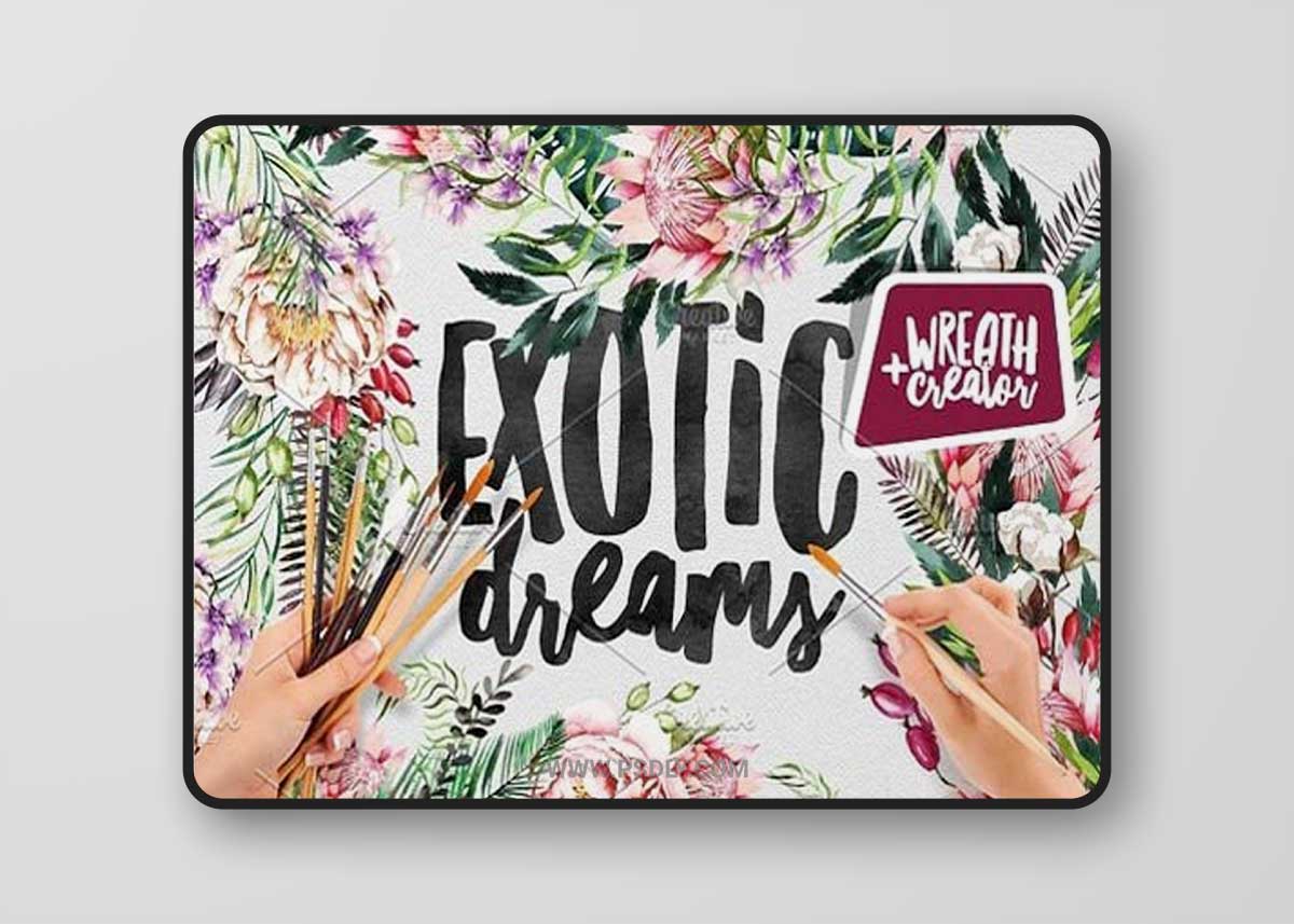 Exotic Dreams Wreath Creator