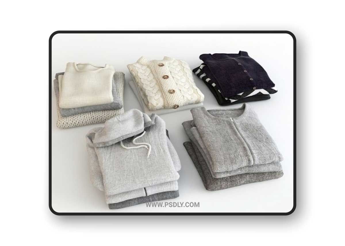 Folded things 3D Model