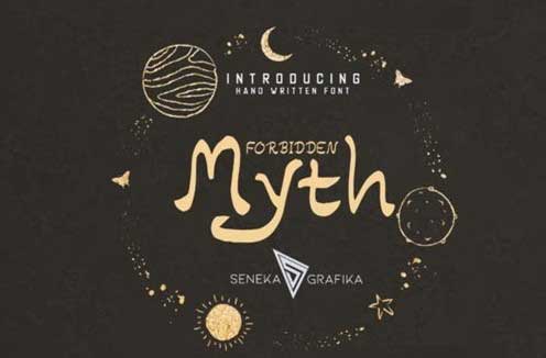 Forbidden Myth Font