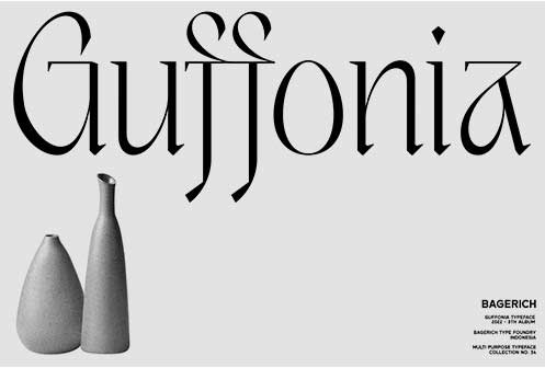 Guffonia Typeface Font