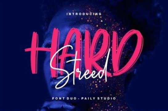 Hard Streed Font