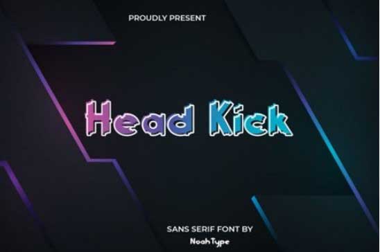 Head Kick Font