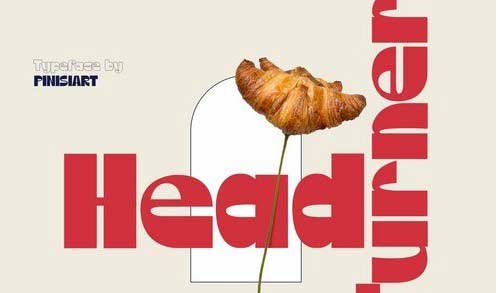 Head Turner - Display Font