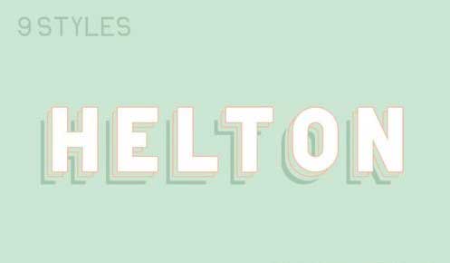 Helton Font Family - 9 Fonts