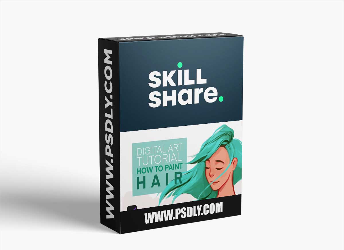 How to Paint Hair - Digital Art Tutorial - Intermediate/Advanced Procreate