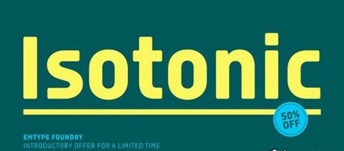 Isotonic Font Family - 10 Fonts