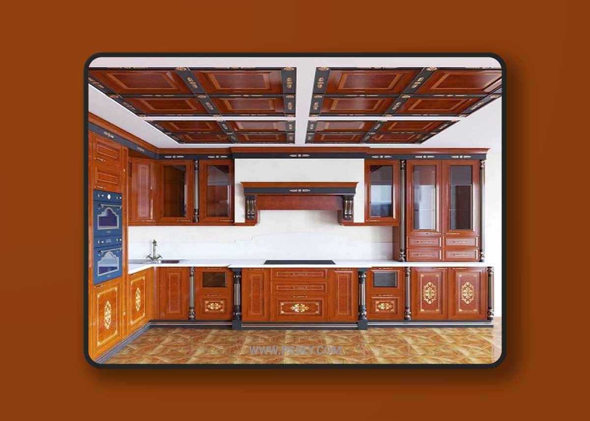 Kitchen Esmeralda Verona Mobili 3D Model