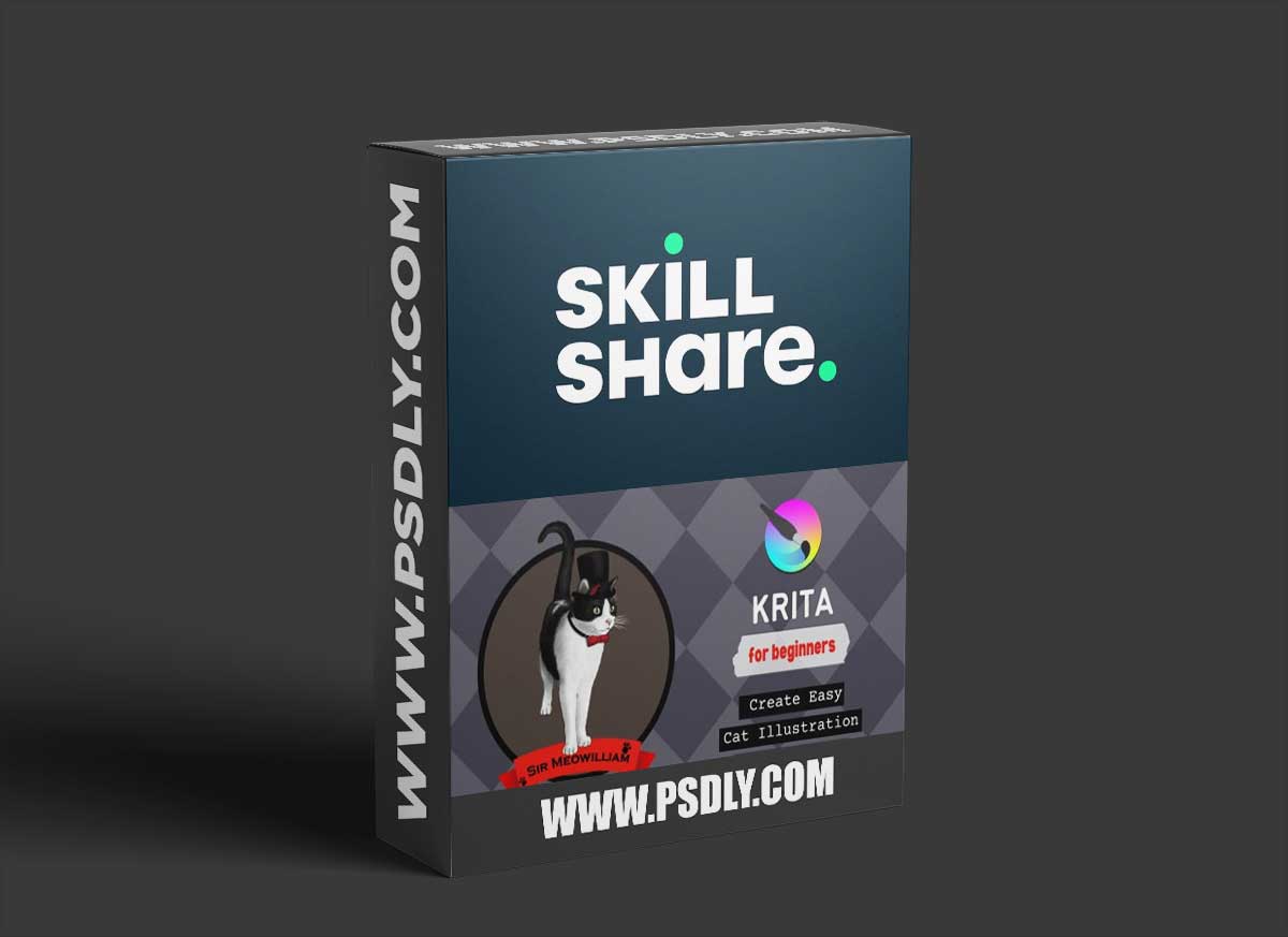 Krita for Beginners: Create Easy Cat Illustration Using Krita