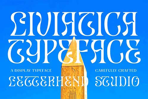 LIVIATICA - Display Font