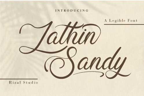 Lathin Sandy Font