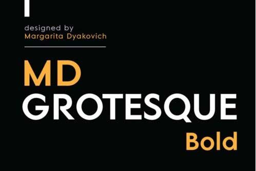 MD Grotesque Bold Font