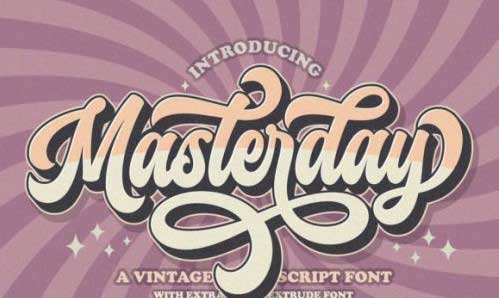 Masterday Font