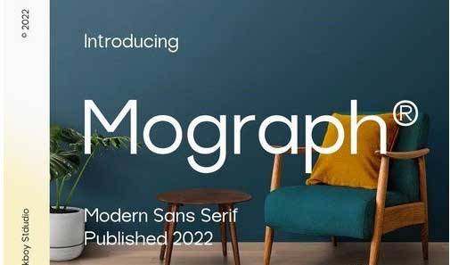 Mograph - Advertisement Font