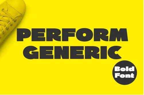 Perform Generic Font