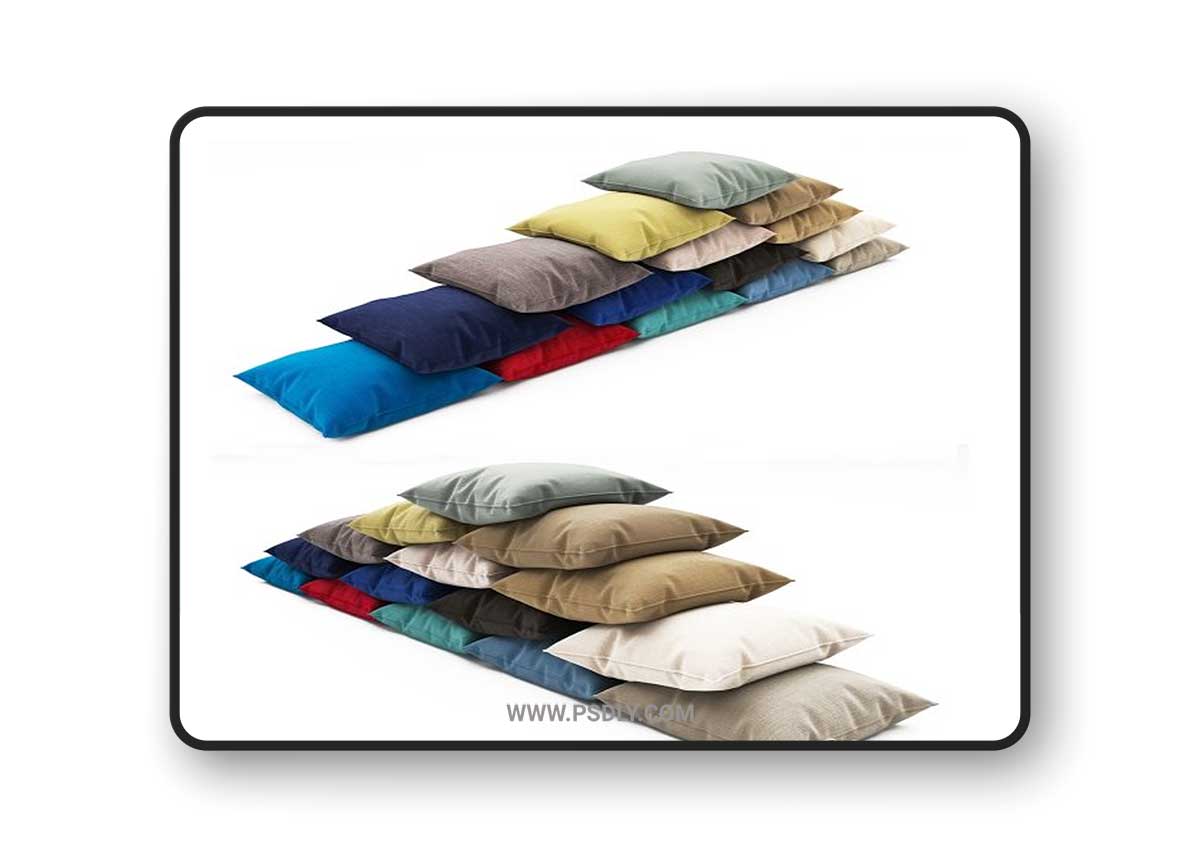 Pillows collection 91 3D Model