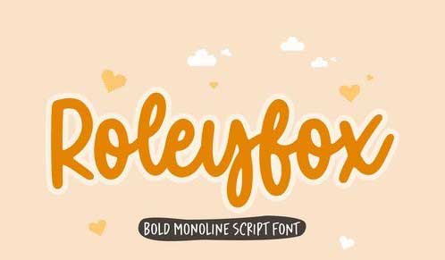 Roleyfox Monoline Script