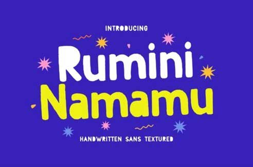 Rumini Namamu Font
