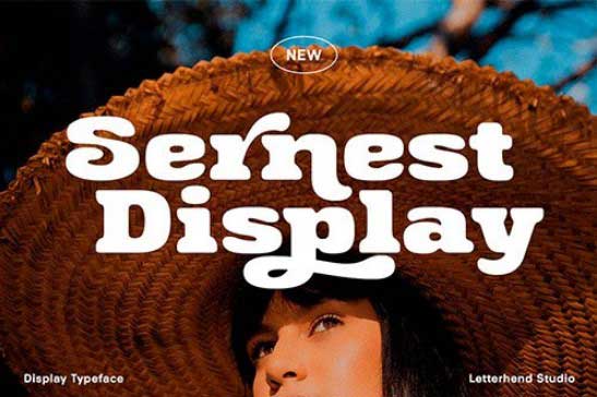 Sernest Display Font