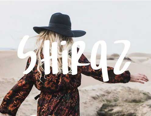 Shiraz | Font Family with Outlines