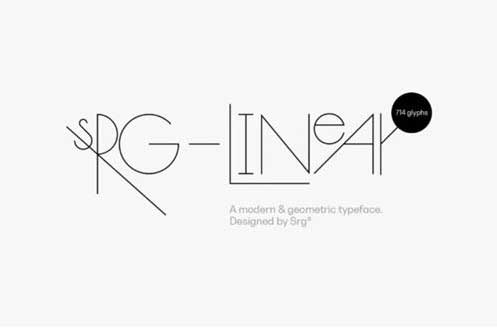 Srg Linear Font