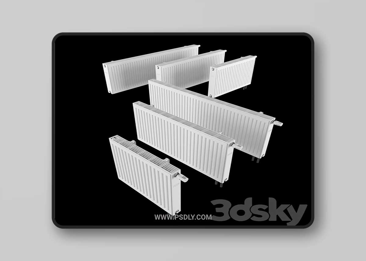 Steel panel radiators Prado Universal 3D Model