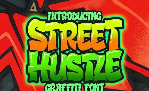 Street Hustle - Graffiti Font