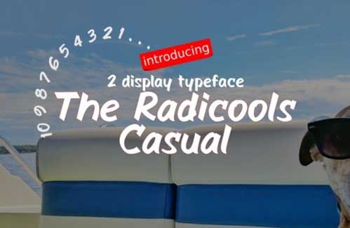 The Radicools Casual Font