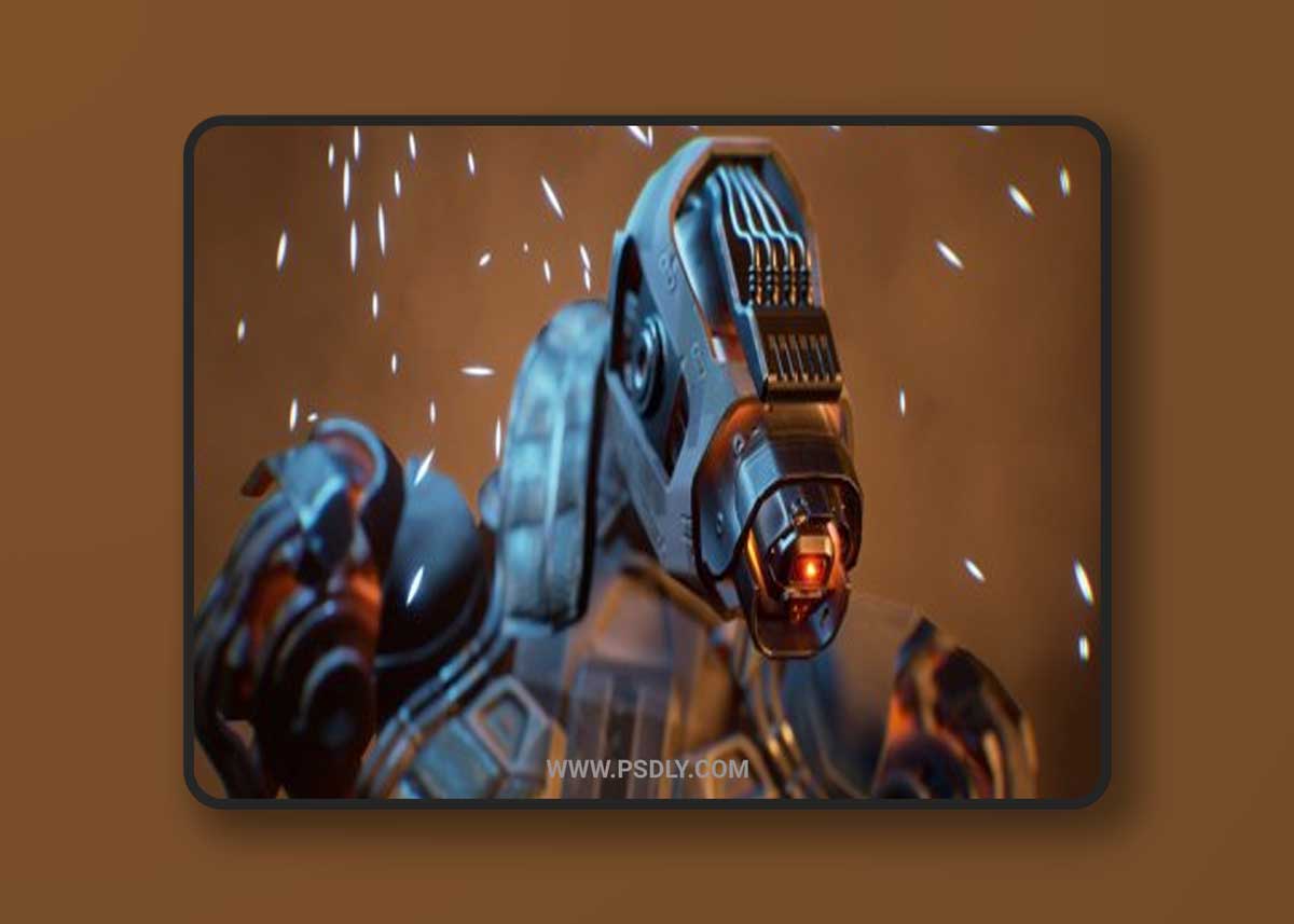 Unreal Engine – Sci Fi Robot 3D Model