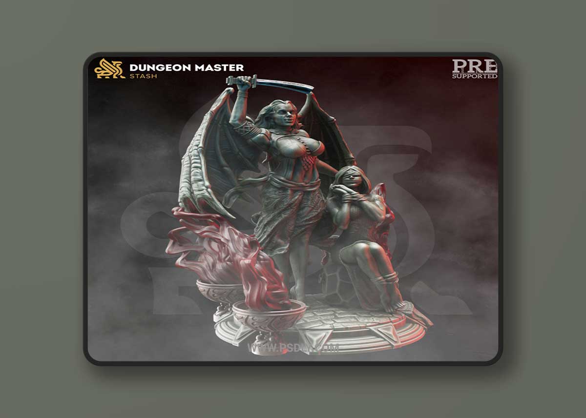 Vampire Seductress - Erys 3D Model