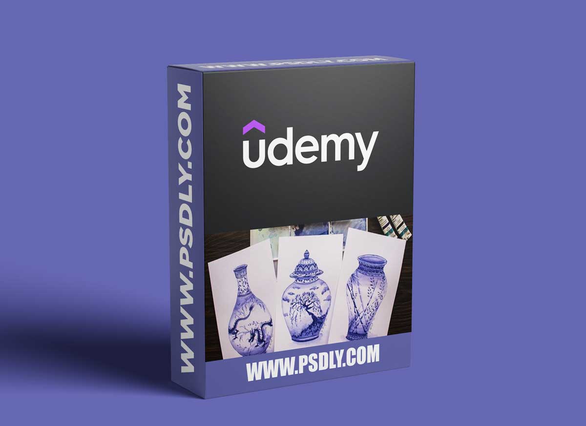 Watercolor Painting For Beginners | Chinese Vase Collection