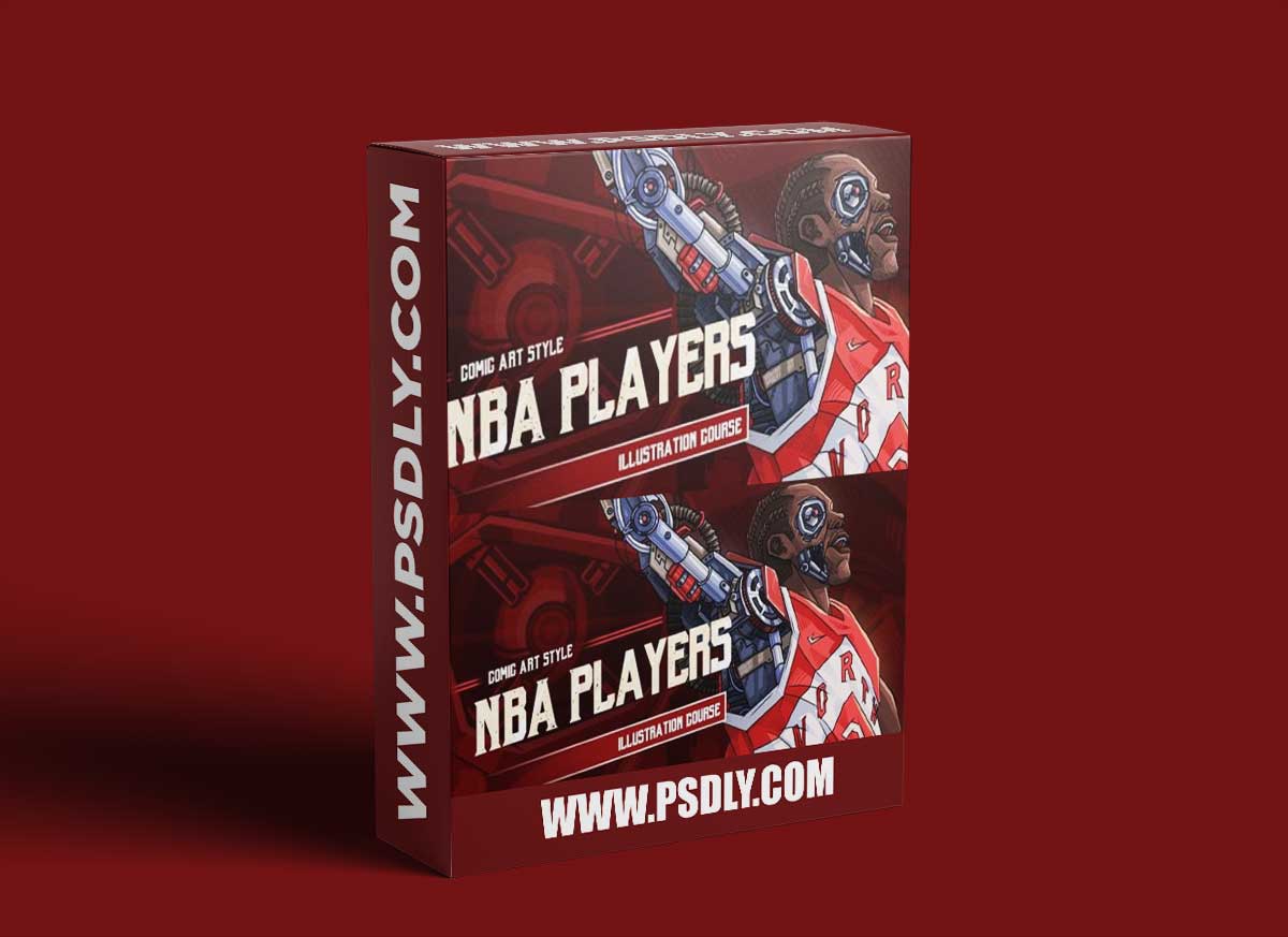 Wingfox – Comic Art Style NBA Players Illustration Course