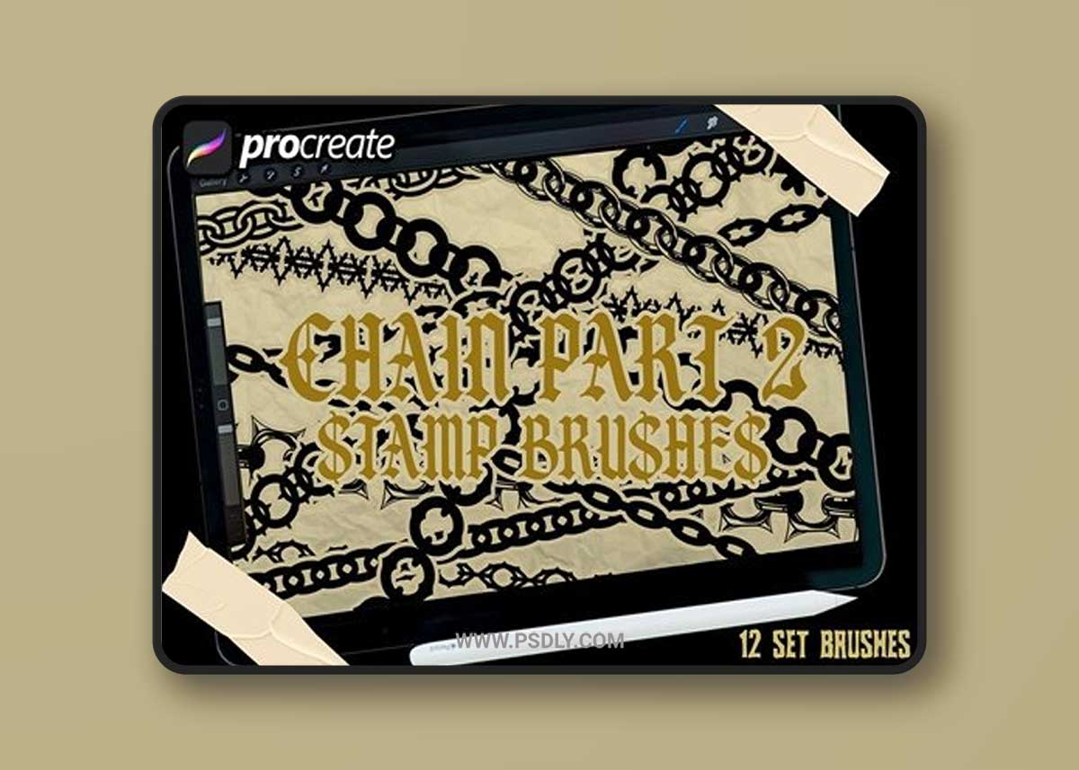 chain brush procreate