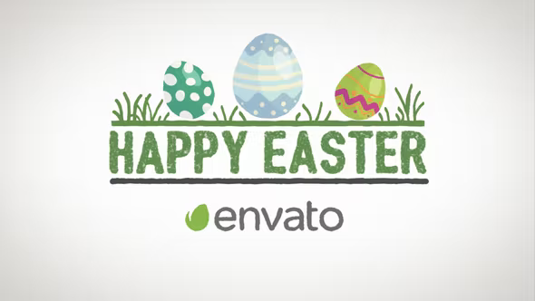 Videohive Happy Easter Cat | After Effects 36609522