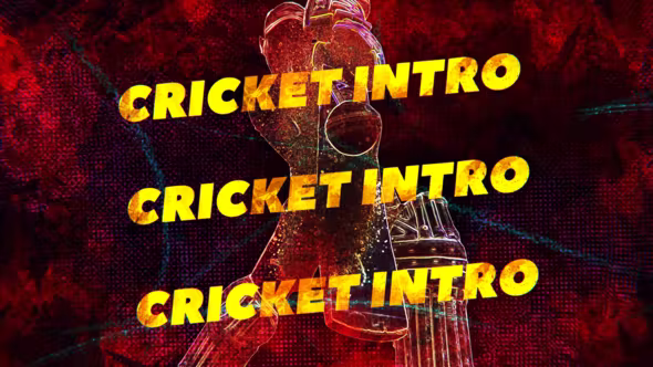 Videohive Cricket Intro 36768957