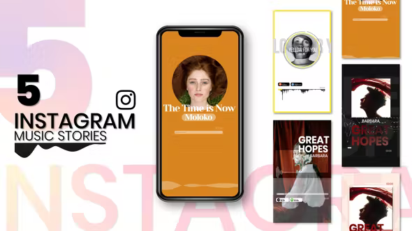 Videohive Instagram Story Music Visualizer 36636921