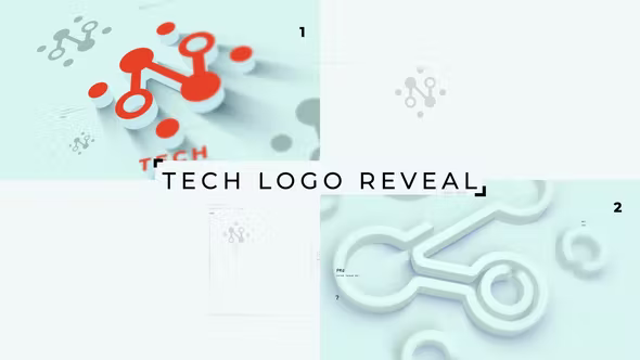 Videohive Tech Logo Reveal 36705192