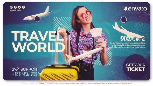Videohive Travel Agency Presentation 36476234