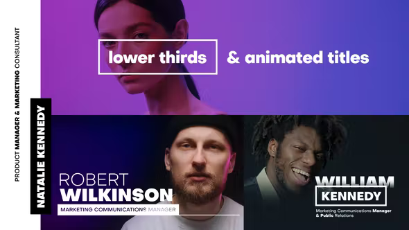 Videohive Animated Titles and Lower Thirds 36612233