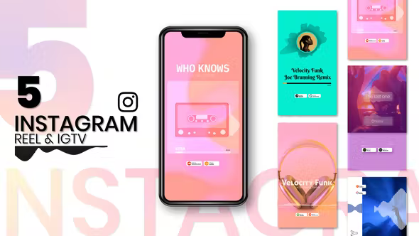 Videohive Music Visualizer for Instagram Reels & IGTV 36664631